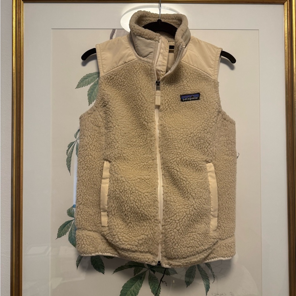 Patagonia Cream Retro-X Fleece Vest